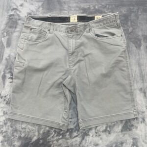 Red Head Shorts Mens SIze 38 Gray Elastic Waist Outdoor Camp Hunting Hiking